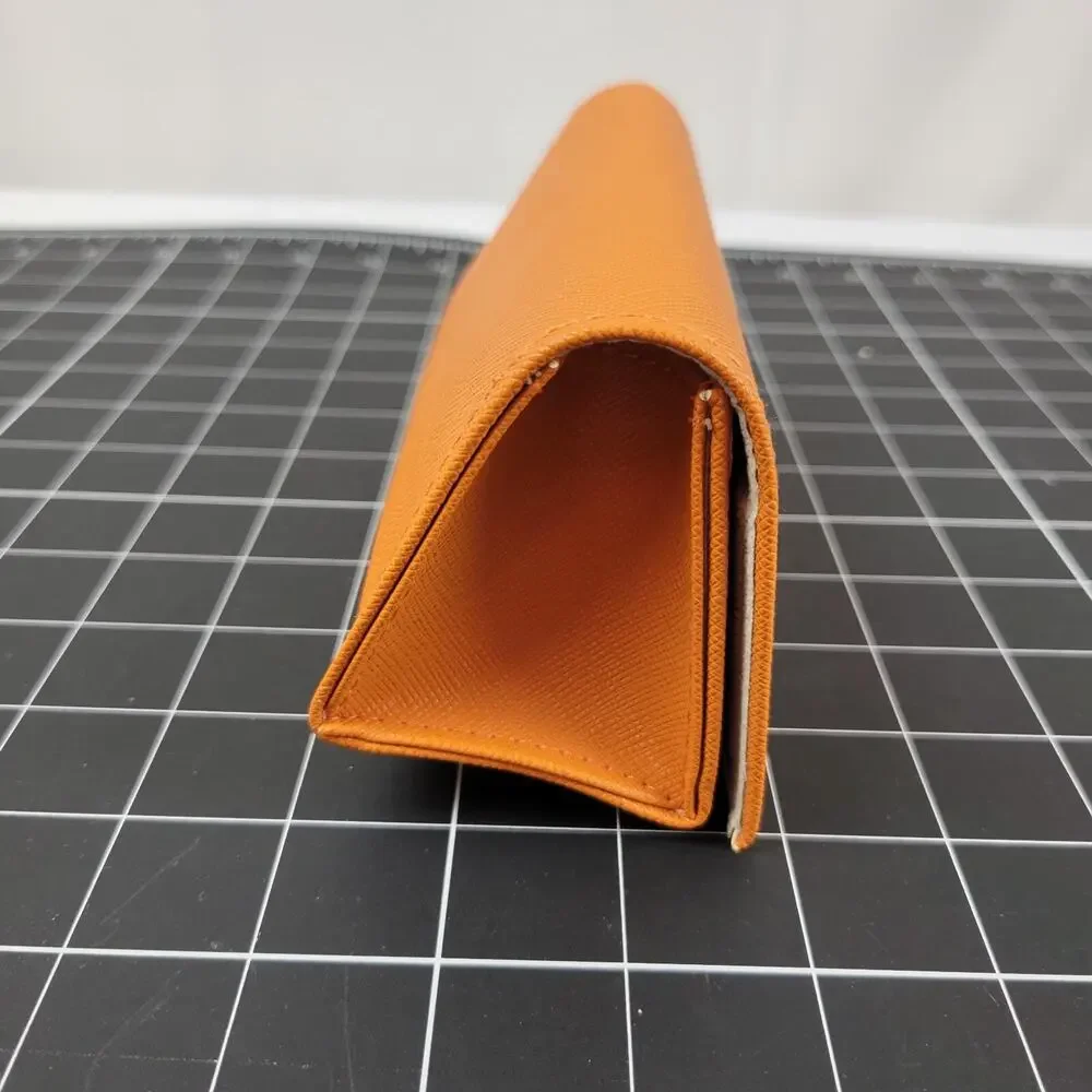 TORY BURCH ORANGE AUTHENTIC SUNGLASSES EYEGLASSES CASE - Picture 9 of 13